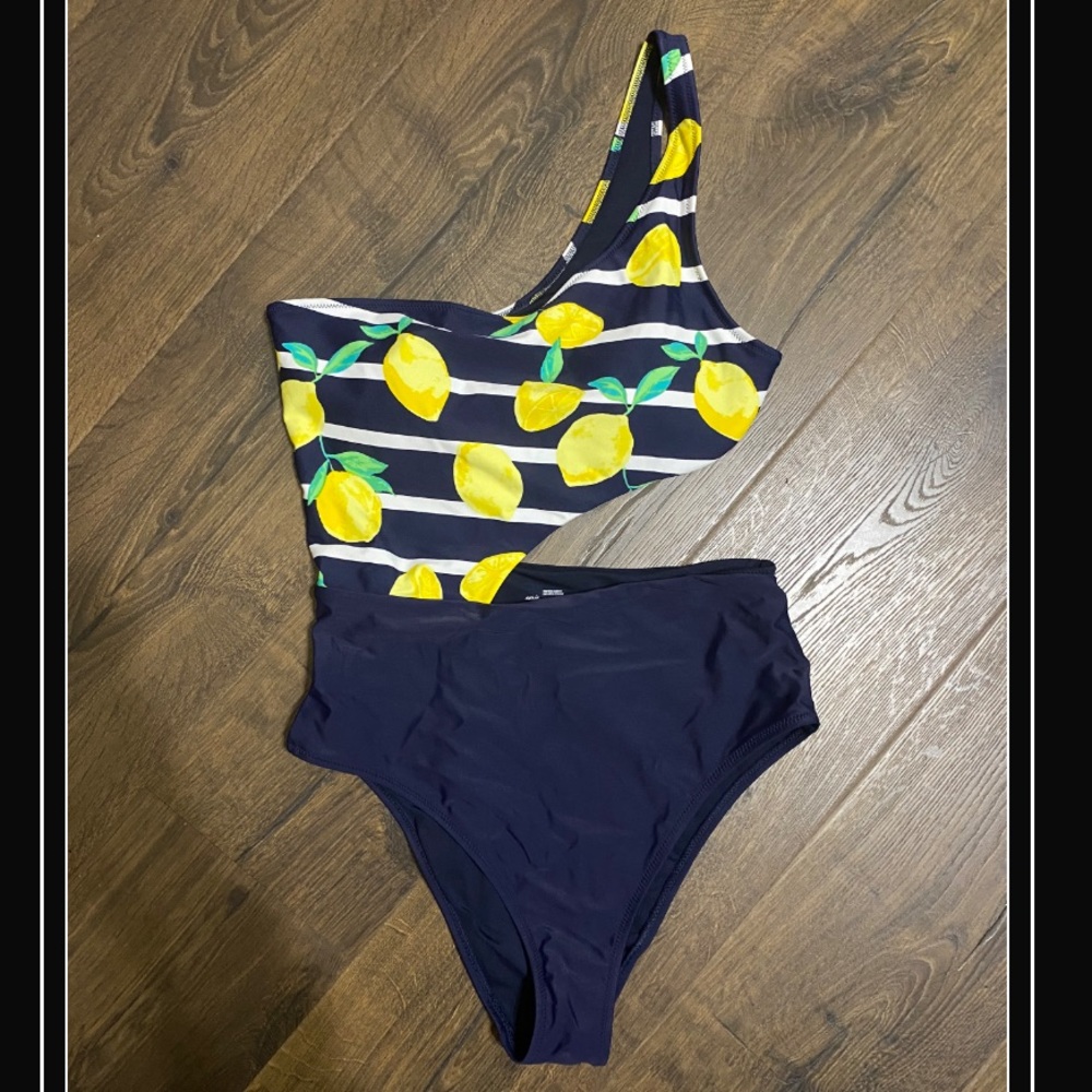 one piece, one strap, aerie swimsuit